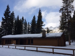 Pocaterra Warming Hut - Ski Trail Side