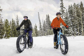 Fat Biking at Canmore Nordic Centre