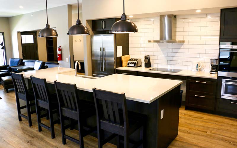 three bedroom cabin - kitchen