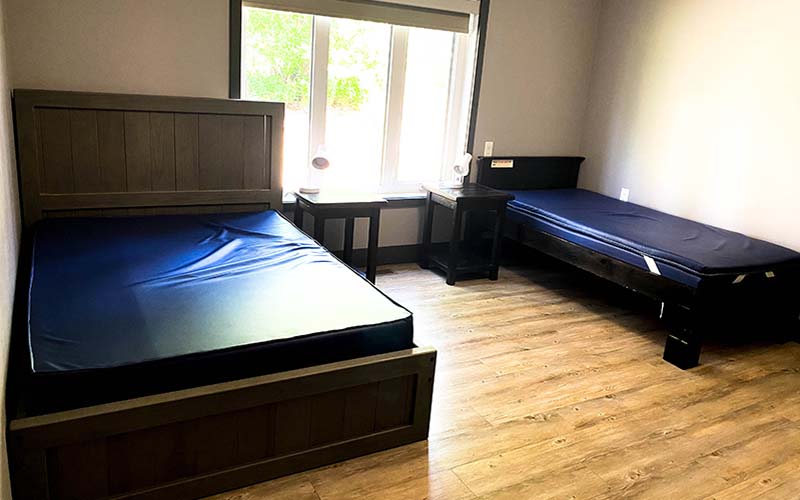 three bedroom cabin - queen bedroom