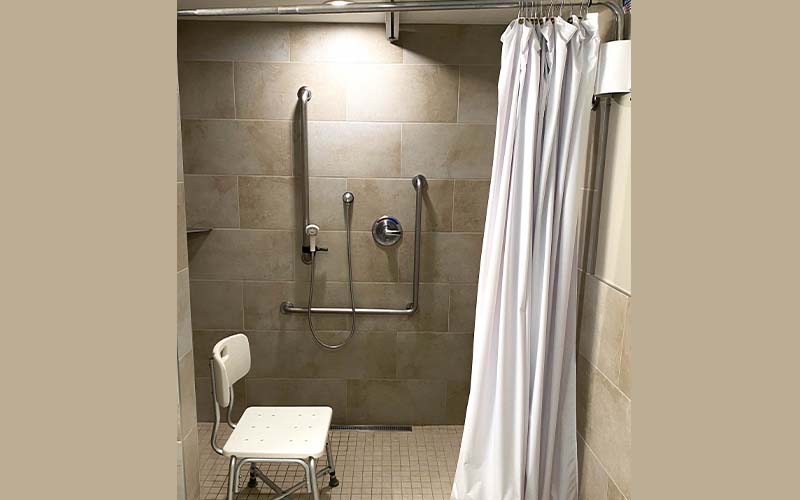 Roll-in Shower